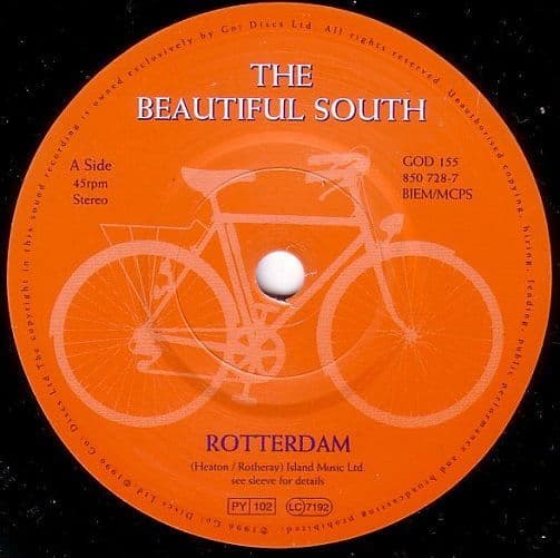 THE BEAUTIFUL SOUTH Rotterdam Vinyl Record 7 Inch Go Discs 1996